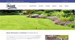 Desktop Screenshot of baustoffmarkt-busold.de